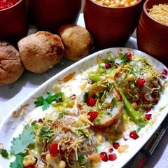 Apple Stuff Bread Dahi Vada A picture of Apple Stuff Bread Dahi Vada.