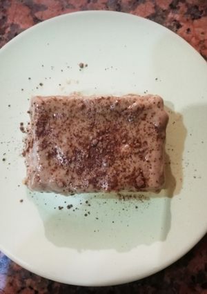 صورة لوصفة كيكة النسكافيه الباردة