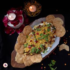 A picture of PAPDI CHAAT BOARD - Perfect Festive Treat.