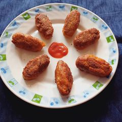 A picture of Sweet corn cheese cutlet.