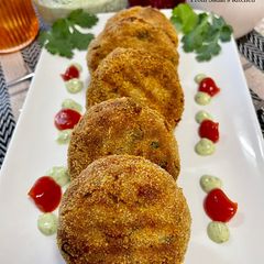 A picture of Air fryer Chicken Cutlets.