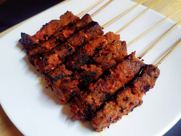 Resep Sate komoh daging sapi yang Lezat