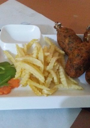 A picture of Restaurant style drum sticks#iftar with huma contest#iftari time#yummy food#cookpad pakistan.