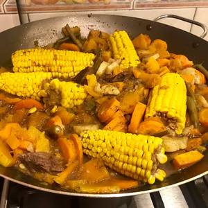 Carne al wok con verduras