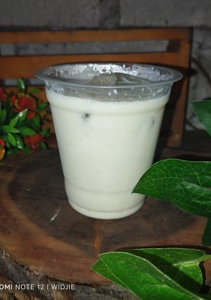 Foto resep Es Nasi Tape Susu (Jus Alpukat KW)