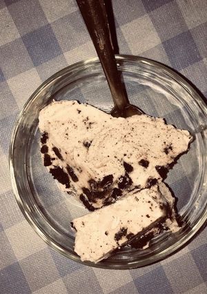Una foto de Helado oreo con 3 ingredientes