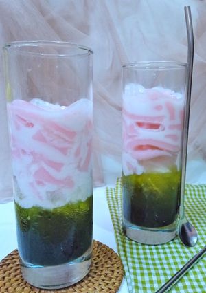 Foto resep Black Pink Cendol