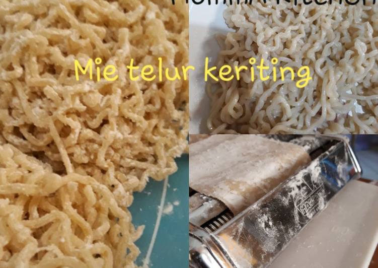 Mie keriting homemade