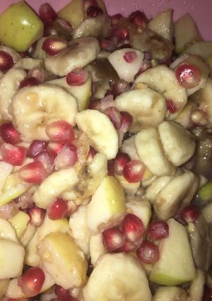 صورة لوصفة فروت سلاط 🍌🍋🍎🍇🍓