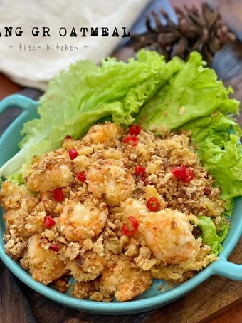Langkah Gampang Menyiapkan Resep Udang Goreng Oatmeal ala Tiger Kitchen yang Lezat Anti Ribet, Lezat