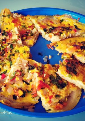 A picture of #Egg_Uttapam.