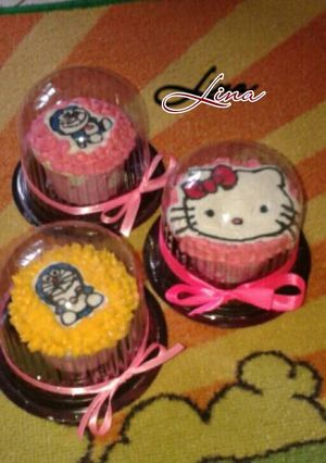 Foto resep Cupcake Brownies chocochip (no telur no mixer)