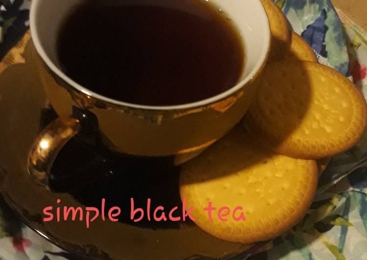 Simple black tea