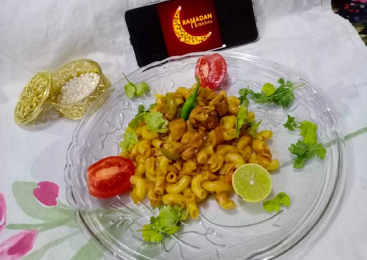 Steps to Prepare Ultimate Chicken Tikka Macaroni