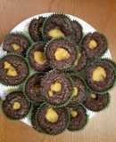 Diétás Kakaós muffin házi almás-körtés lekvárral