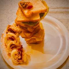 A picture of Club sandwich very tasty and stylist.