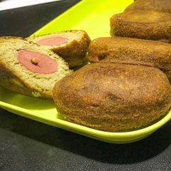 A picture of Corn dog.