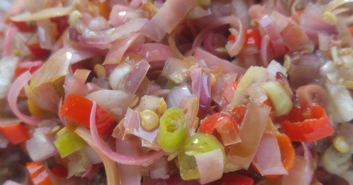 Bunga Matah Resep Sambal Matah Bunga Kecombrang oleh Kantin Hijrah - Cookpad