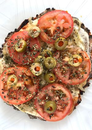 Una foto de Pizza con base de boniato🍠