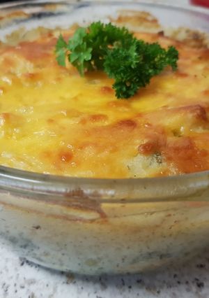 A picture of My Mixed Seafood & Veg Pie.