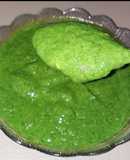 Raw tomato and Coriander chutney