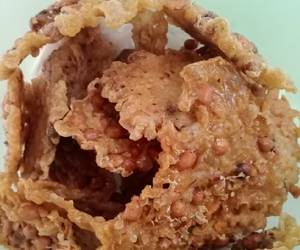 Resep mudah Peyek kacang renyah anti keras Yummy Mantul