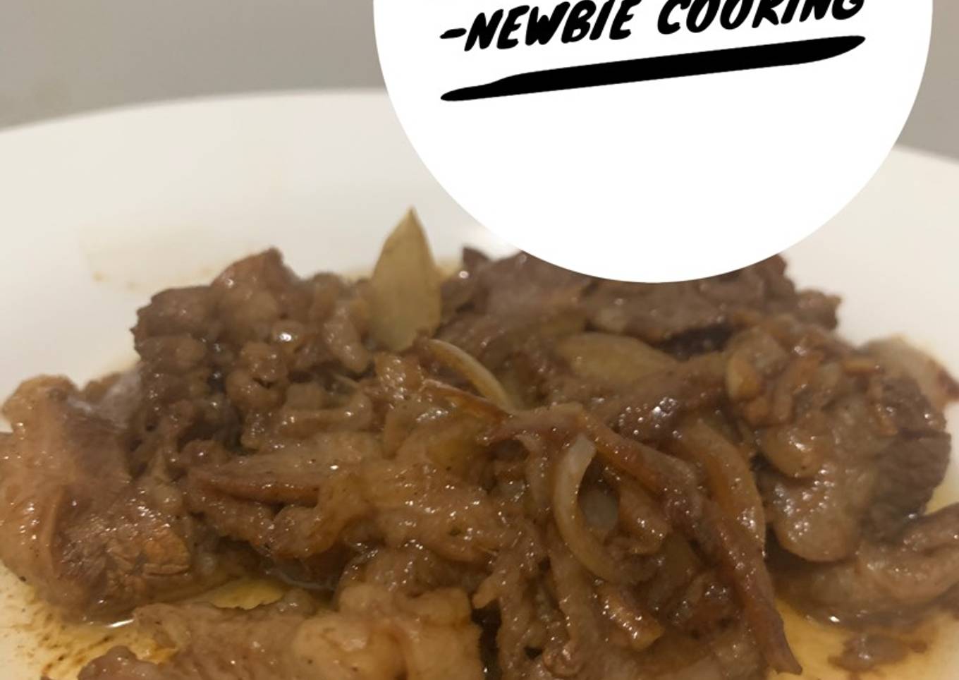 Slice Beef Tumis
