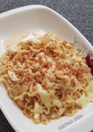 Foto resep Indomie Carbonara anti Enek 👌
