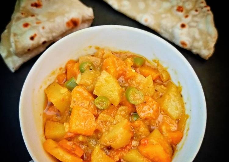 Langkah Mudah untuk Menyiapkan Veggie Curry (Bumbu Garam Masala) Anti Gagal