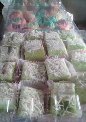 Foto resep Bolu potong pandan