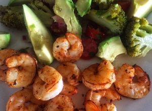 Una foto de Camarones al air fryer : receta súper fácil y rápida 🤤 y además delicioso 😋