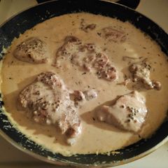 A picture of Chicken In Dijon Mustard Sauce.