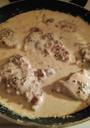 A picture of Chicken In Dijon Mustard Sauce.