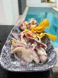 Ceviche peruano de pescado, pulpo y caracoles 🇵🇪