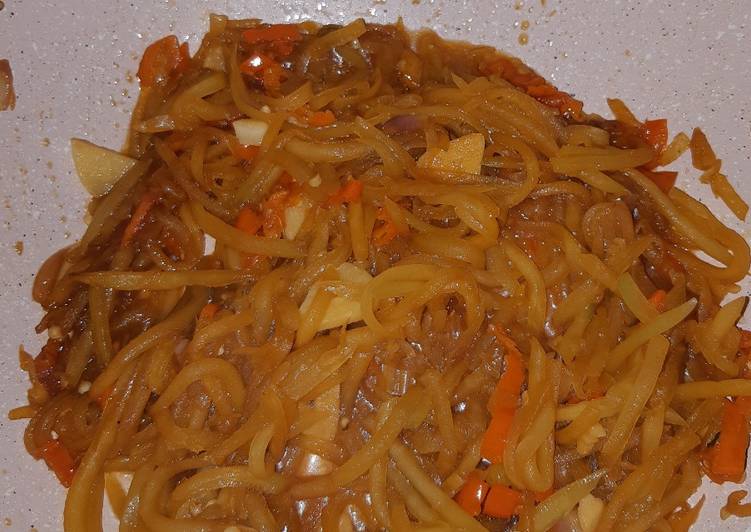Tumis pepaya muda