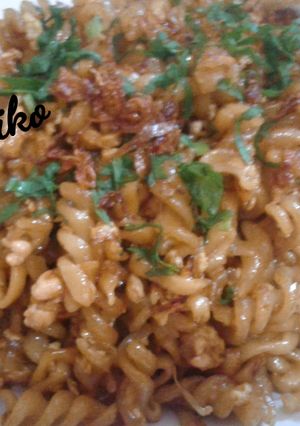 Foto resep Makaroni goreng pipih