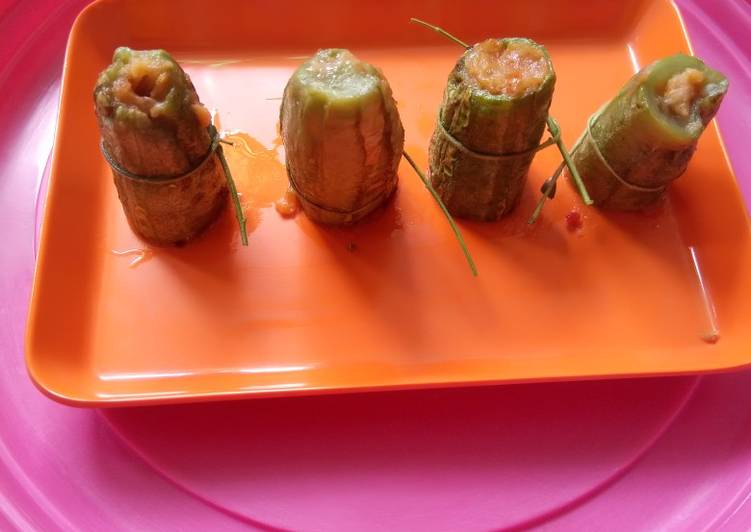 Stuffed Ridge gourd