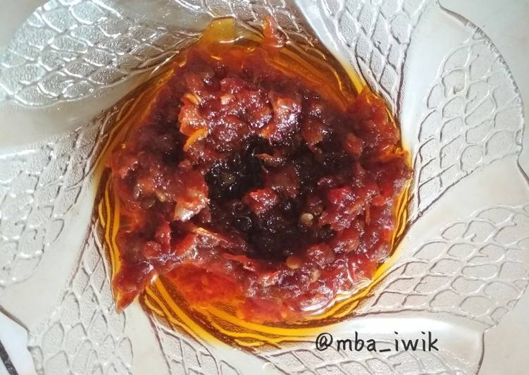 Sambal terasi ulek🌶️