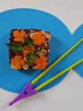 Riso rosso integrale tonno e zucchine