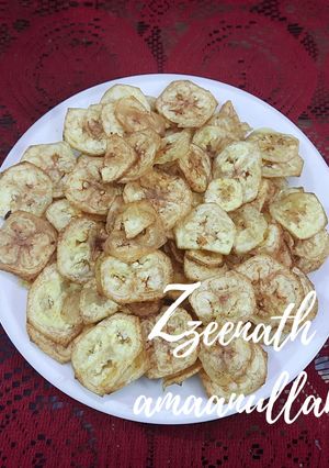 A picture of Raw Banana Chips.