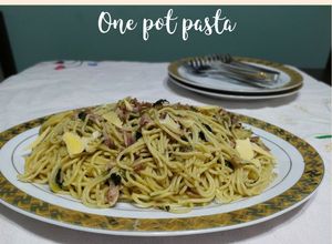 Una foto de One pot pasta