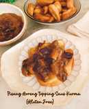 Pisang Goreng Topping Saus Kurma (Gluten Free)
