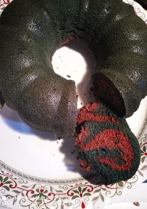 صورة لوصفة كعك الملون