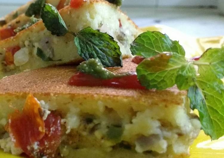 Recipe: Appetizing Mixed Dal Stuffed Pancakes