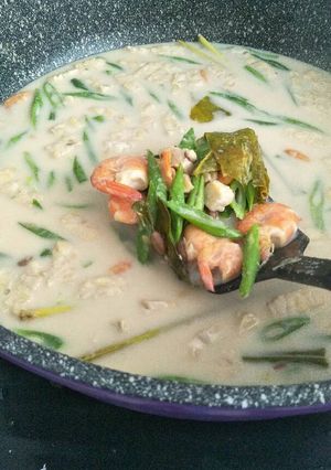 Foto resep Gulai taucho buncis udang tempe padang