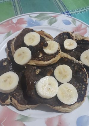 Una foto de Crepes de proteína sabor chocolate 👩🍳