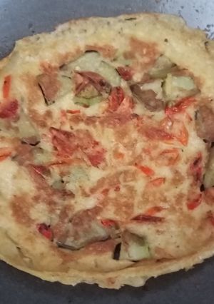 Foto resep Telur dadar isi terong