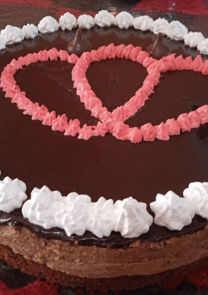 Una foto de Cheesecake de chocolate