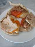 Pita bread tuna filling
