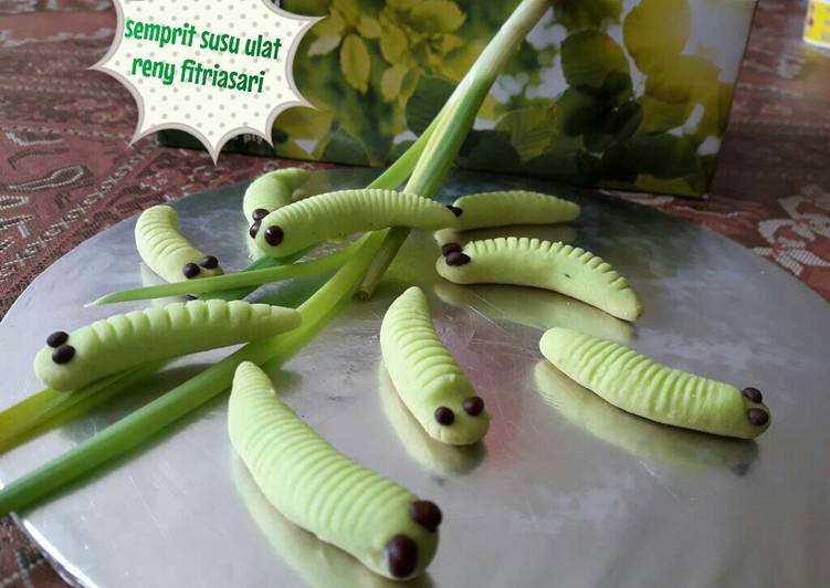 Resep 🐛kue semprit ulat teflon🐛 Anti Gagal